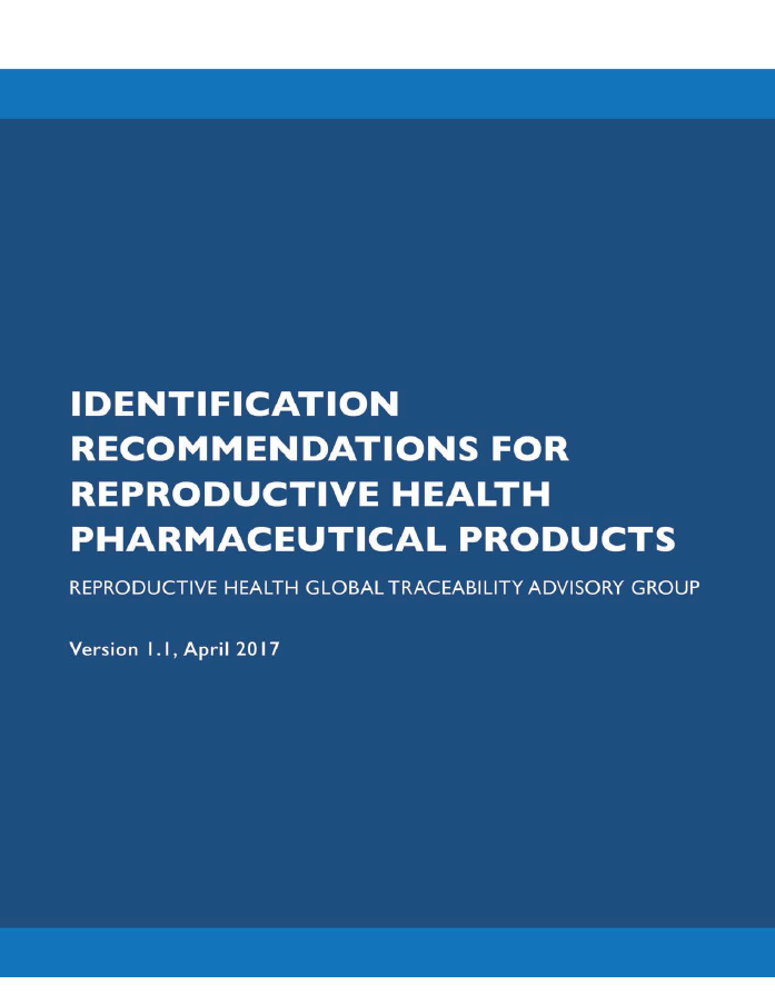 Identification Recommendations for Reproductive Health Pharmaceutical Products Cover Image
