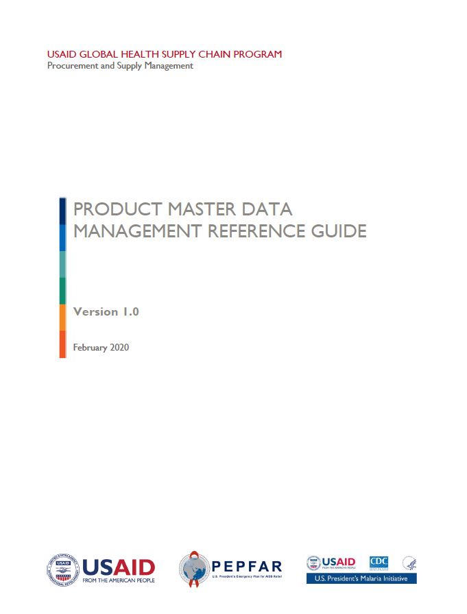 Product Master Data Reference Guide Cover