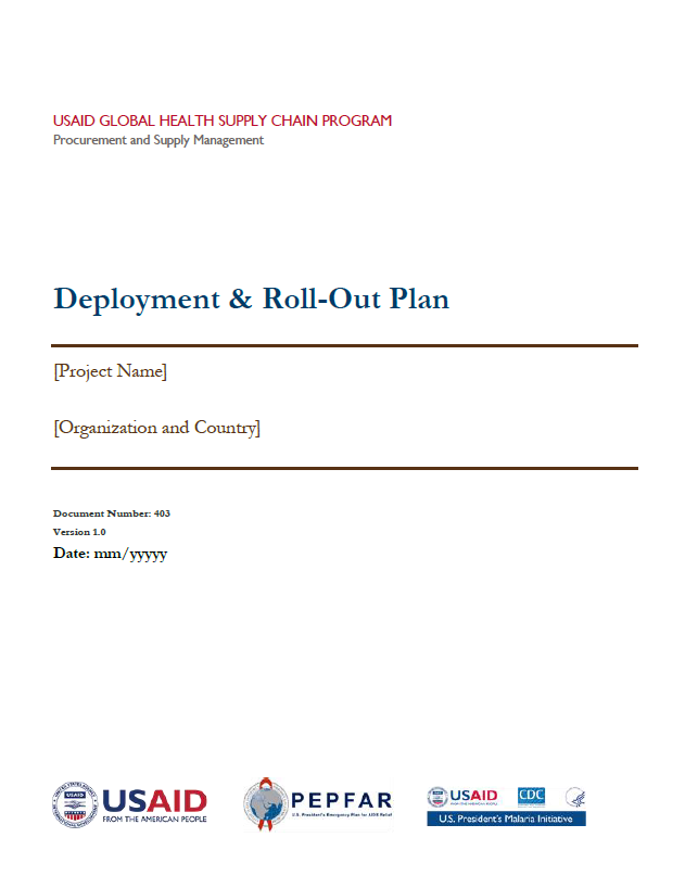 SDLC Deployment Plan Cover Image