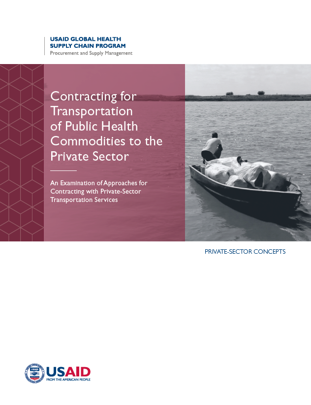 Contracting for Transportation of Public Health Commodities to the Private Sector cover image