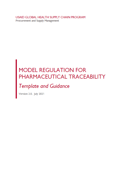 Model Regulation for Pharmaceutical Traceability Cover Image