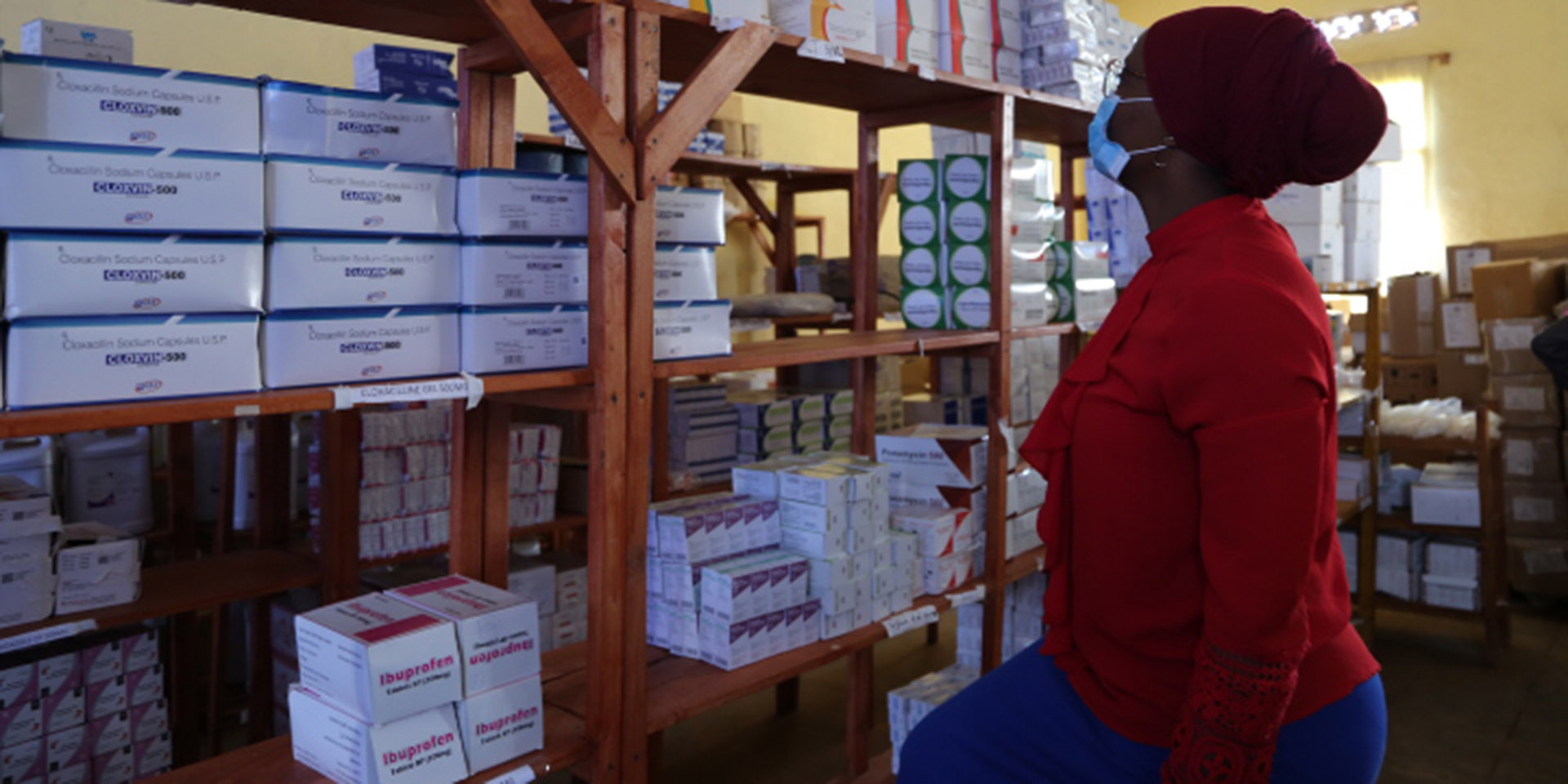 Noura Itunge, Associate Pharmacy Manager at Fota health district in Mwaro province in Burundi. Photo by Noella Niyokindi