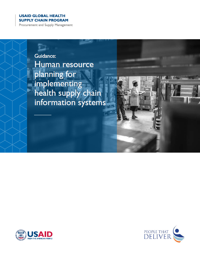 Human Resource Planning for Implementing Health Supply Chain Information Systems COver