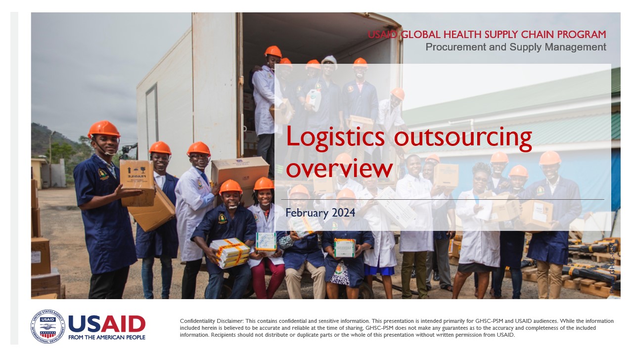 Logistics Outsourcing Overview Cover